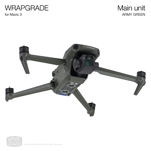 Image of WRAPGRADE Full Skin Stickers for DJI Mavic 3 / Mavic 3 Classic (Army Green)