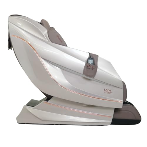 Image of HCI eRelaxic Advanced Massage Chair with Zero Gravity, Full Body Stretch, Heat Therapy, & Longest 145 cm SL Massage Track. (Pink- Brown -Advanced)