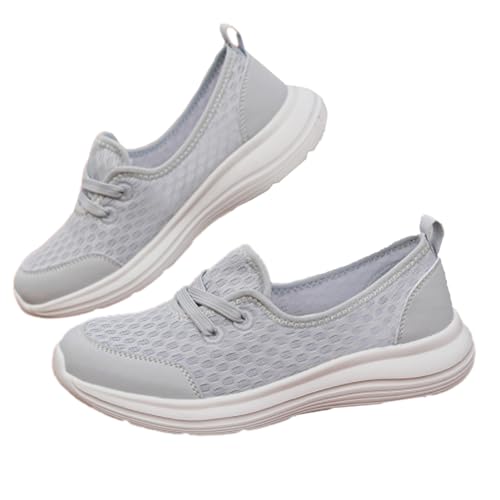 Women's Soft Sole Mesh Comfort Orthopedic Shoes, Slip-On Comfort Sneakers with Arch Support