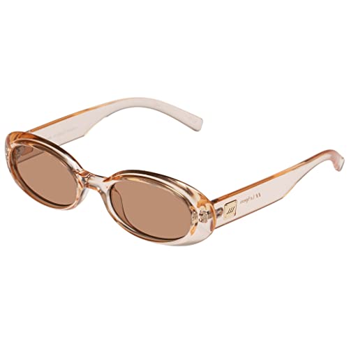 Le Specs Work It Sunglasses Nougat/Tan Tint