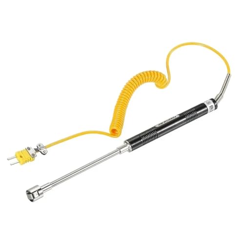 Sonda termopar de superficie tipo K de 15x135mm de acero inoxidable para medición