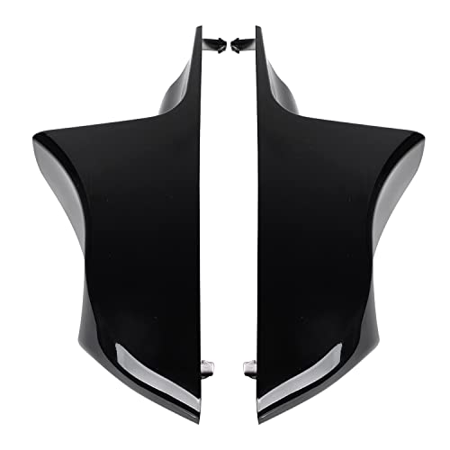 Shmt Gloss Black Extended Side Covers Stretched Side Panels For Harley Touring Street Glide Road Glide Electra Glide 2009-2013 #TOP5