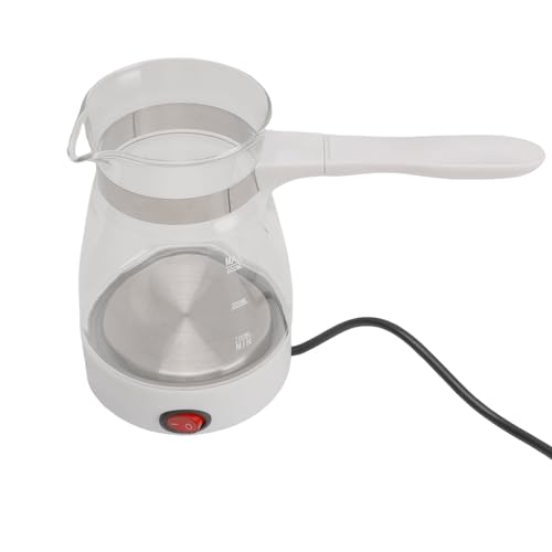 Cafetera eléctrica turca 600ml vidrio acero inoxidable miniatura 4