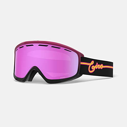 Masque de ski Giro Index OTG rose fluo pour adulte avec écran Vivid Pink