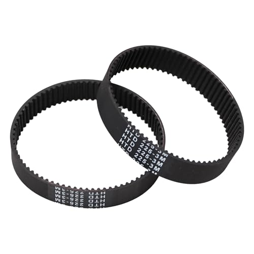 YananAC 2 cinghie dentate cinghie di trasmissione nastro trasportatore della smerigliatrice compatibile con smerigliatrice Bosch PBS75A-GBS75A-GBS75AE Silvercrest Parkside Pebs 900