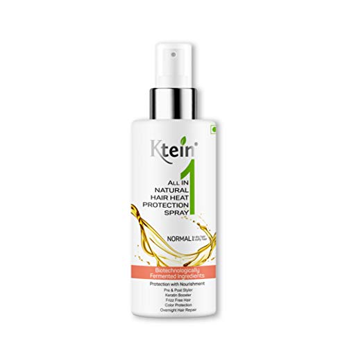 Ktein All in 1 Natural Hair Heat Protection Spray with...