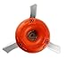 Tri-clone Trimmer Head - Metal Blade Weed Wacker and Brush Cutter Attachment, Compatible with Most Straight Shaft String Trimmers