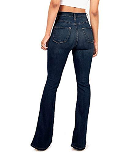 ORANDESIGNE Flare Jeans da Donna a Vita Alta