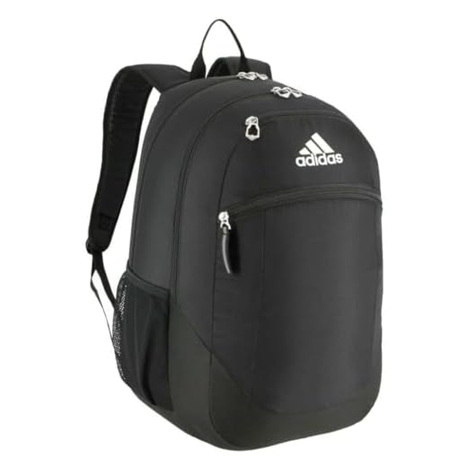 adidas Unisex Striker II Team Backpack, Black/White, One Size