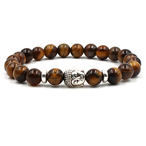 Bracelets en pierre pour femmes avec tête de bouddha idée cadeau idéal