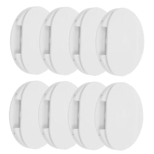 FUTUREORYY 8 piezas Soporte Autoadhesivo para Regletas de Enchufes Montaje Pared sin Taladro Soporte Resistente y Fácil Instalación para Organización de Cables y Enchufes