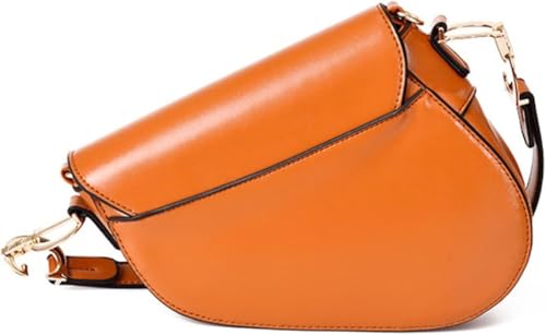 Shoulder bag PU Leather Saddle BagFemale Shoulder Bag Wide Strap Messenger Cross Body Handbag Purse For Women4