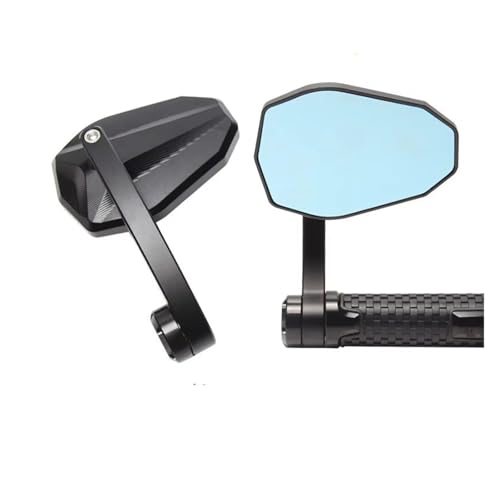 Espejos moto manillar antirreflejos con rotación ajustable para manillares de 7/8"