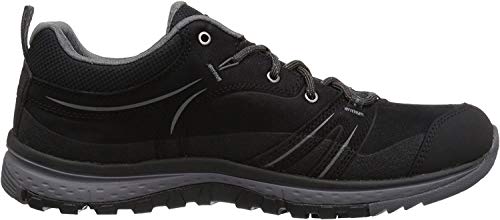 Preisvergleich Produktbild KEEN Damen Wanderschuhe Terradora Leather Waterproof Black / Steel Grey 38