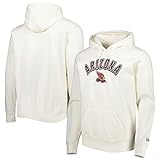New Era Men's Cream Arizona Cardinals Sideline Chrome Pullover Hoodie