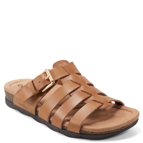 Earth Footwear Women's, ERESA Casual Sandal, Beige 101, 8 M