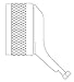 Glenair M85049/57-12W Circular MIL Spec Strain Reliefs & Adapters 45 DEGREE CABLE TIE STRAIN RELIEF