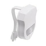 Toilet Night Light , Motion Activated LED Light , 8 Colors Changing Toilet UV Bowl Night light for Bathroom