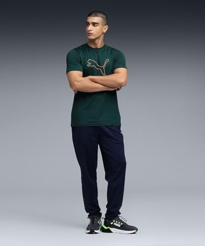 Image of Puma Men Polyester Solid Regular Fit T-Shirt