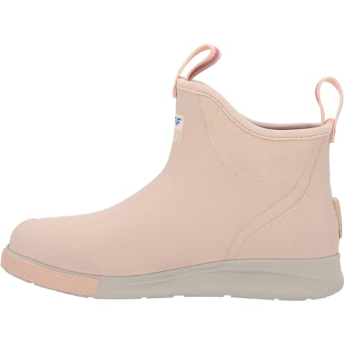 Image of XTRATUF 6 inch Women's Ankle Deck Boot Sport - 30% Lighter, 100% Waterproof Rubber Fishing Footwear - Non-Marking, SRC-Rated Slip-Resistant Outsole - Moisture-Wicking Liner
