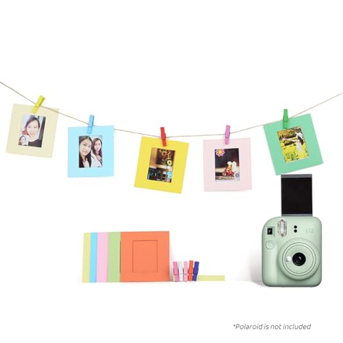Accesorio de cámara fotográfica instantánea con lente selfie, álbum y calcomanías decorativas 2
