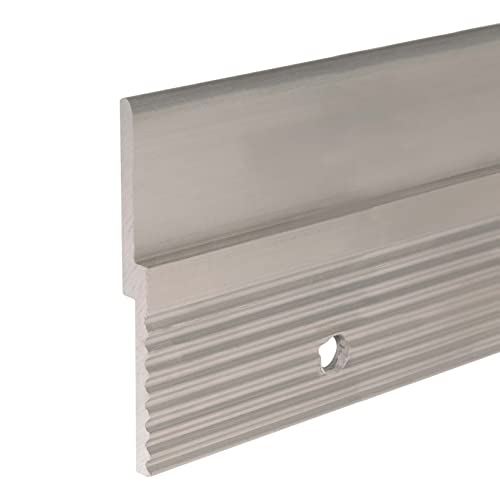 Image of Outwater 46 inch Length 2 Pack Mill Finish Aluminum Z Panel Hanger Clip with Holes
