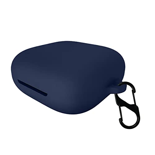 Image of KACA Protective Shockproof Silicone Cover Case with Buckle Compatible with Oppo Enco W51 (Midnight Blue)
