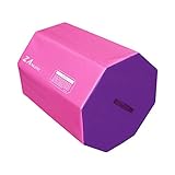 Z ATHLETIC Octagon Mat for Gymnastics, Tumbling, Cheerleading (Pink and Purple)