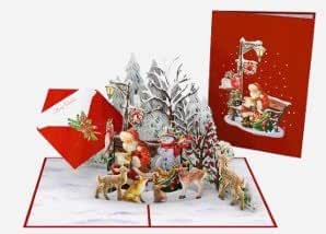 Lovepop Christmas Pop-Up Card For Her And Him - 3D Holiday Greeting Cards For Boys, Girls, Men, Women - Santa Biker 5" X 7" Motorcycle - Blank Note Card & Envelope Included - View #10