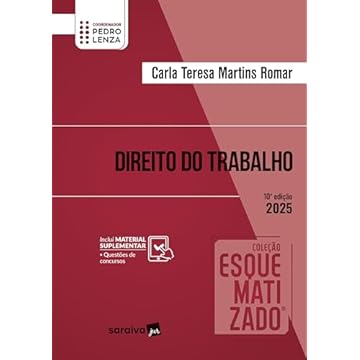Capa do livro Coleção Esquematizado - Direito do Trabalho - 10ª Edição 2025