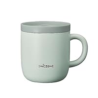 ドウシシャ マグカップ 猫じた専科 【猫じたさんにおすすめ】260ml 真空断熱 吸熱 フタ付き サックス ON℃ZONE(オンドゾーン)