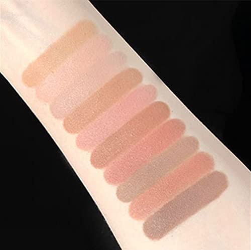 Go Ho 10 Colors Eyeshadow Palette,All Matte Nude Pink Eyeshadow Makeup,Highly Pigmented Smooth Warm Shades Eye Shadow,Waterproof Eyeshadow Makeup Palette,09 Matte Nude Powder #TOP1