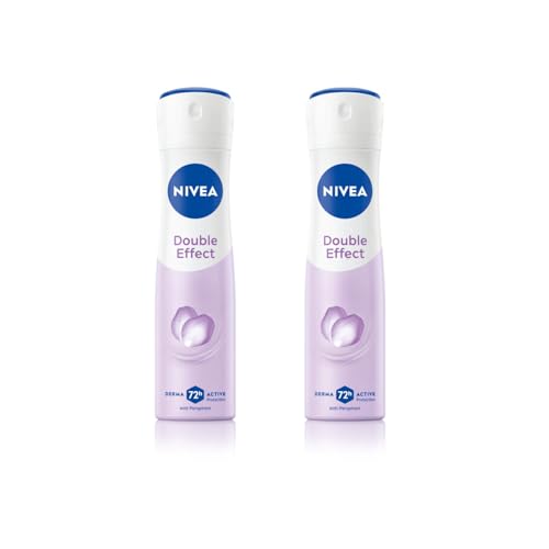 Nivea Double Effect Spray Antitranspirante Mujer 200ml x2 miniatura 1