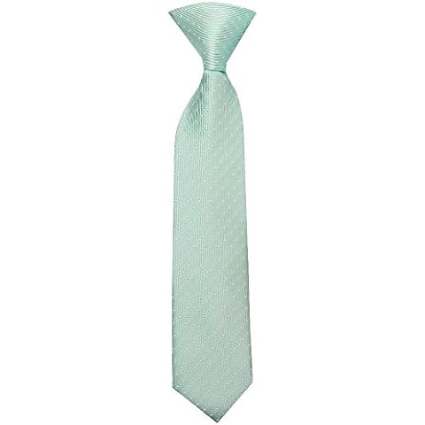 TIES R US Handmade Mint Polka Dot Boys Tie Cover