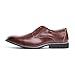 Hitmars Zapatos Vestir Hombres Oxford Cuero Artificial Cordones Derby Calzado Hombre Formal Comercio Zapatos Traje Clásico HW1-Marrón EU43 Imagen de Hitmars Zapatos Vestir Hombres Oxford Cuero Artificial Cordones Derby Calzado Hombre Formal Comercio Zapatos Traje Clásico HW1-Marrón EU43