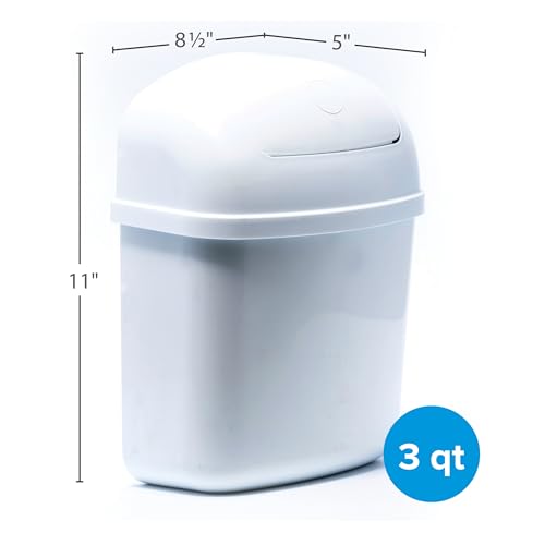 Caneca de basura Camco para montaje en gabinete 3 cuartos miniatura 3