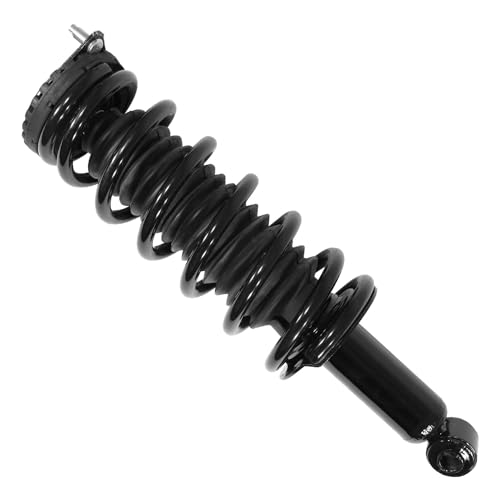 Image of Detroit Axle - 6pc Struts Sway Bars for 2005-2009 Subaru Legacy [Sedan], 4 Front Rear Struts with Coil Springs 2 Front Sway Bars 2006 2007 2008 Suspension Replacement