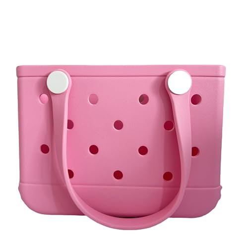 Small Rubber Beach Bag, Waterproof Rubber Tote Bag, Lightweight Travel Handbag, All Purpose EVA Beach Tote2