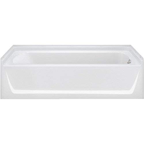 Sterling, A Kohler Company 71171120-0 Ensemble Vikrell Right-Hand Drain Rectangular Skirted Bathtub, 60" L X 30" W X 16" H, White #TOP3
