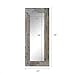 Barnyard Designs Rustic Farmhouse Full Length Mirror - Wood Frame Floor Standing Bedroom Mirror (58