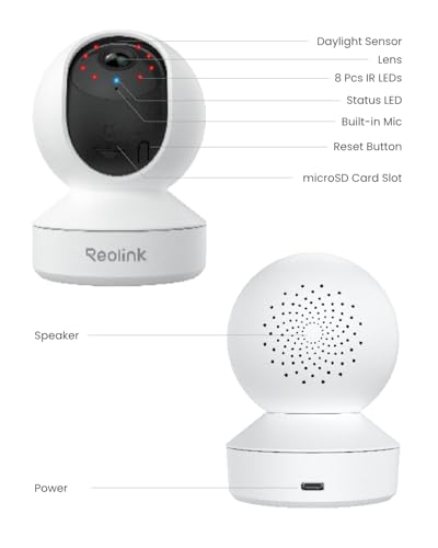 REOLINK 4MP 2K Indoor Camera E1, Plug-in WiFi 6 Security Camera - image 8