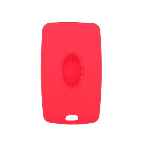 BROVACS Silicone Cover Protector Case Holder Skin Jacket Compatible with LAND ROVER Range Rover Discovery JAGUAR 5 Button Smart Remote Key Fob CV4984 Red - Image 4