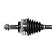 GSP NCV36533 CV Axle Shaft Assembly - Left Front (Driver Side), black/silver