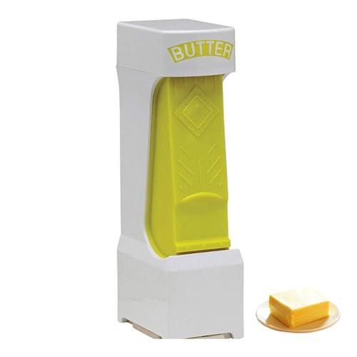 NALoRa Fette Per Tagliare Il Burro,Dispenser Per Spremere Con Un Clic In Plastica ABS,Carica Facilmente Un Bastoncino Completo Di Burro Duro,Strumenti Da Cucina Per Mantenere Il Burro Fresco