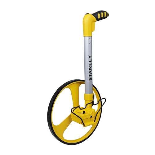 Stanley Messrad MW40M, 318mm Raddurchmesser, analoges 5-stelliges Zählwerk, Metallfaltstiel mit Gummi-Handgriff 1-77-174