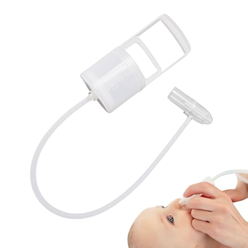 Hiemible Aspirador Nasal Para Bebé - Aspirador Manual De Mocos,Limpiador Nasal Portátil Lavable Extraíble Para Alivio De Congestión En Hogar Y Viajes
