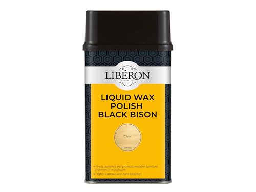 LIBERON LIQUID WAX BLACK BISON 500ML CLEAR