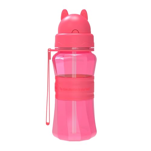 Botellas de Agua para Niños con Pajita Marca Sigdio