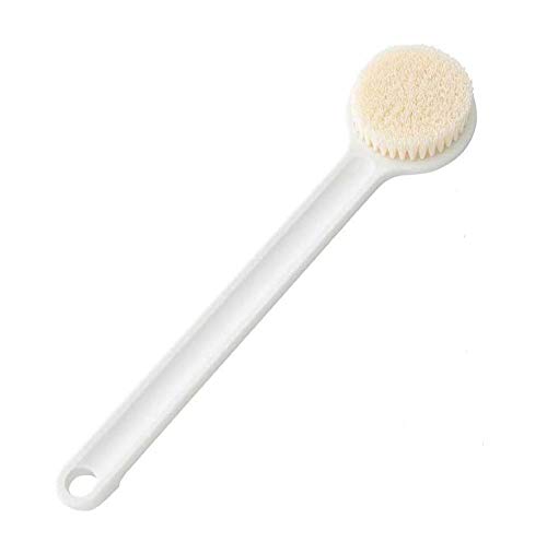 Mytlp - Cepillo de baño para tratamiento de celulitis, cepillo exfoliante de ducha con mango largo, suave y húmedo para hacer una piel brillante