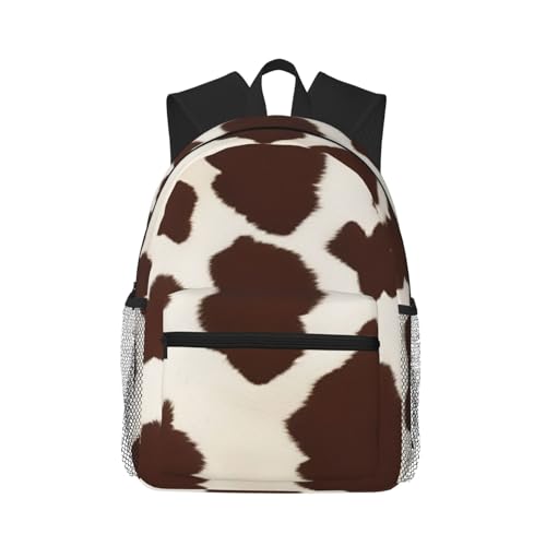 Sac à dos en cuir marron confortable qui soulage le dos en voyage